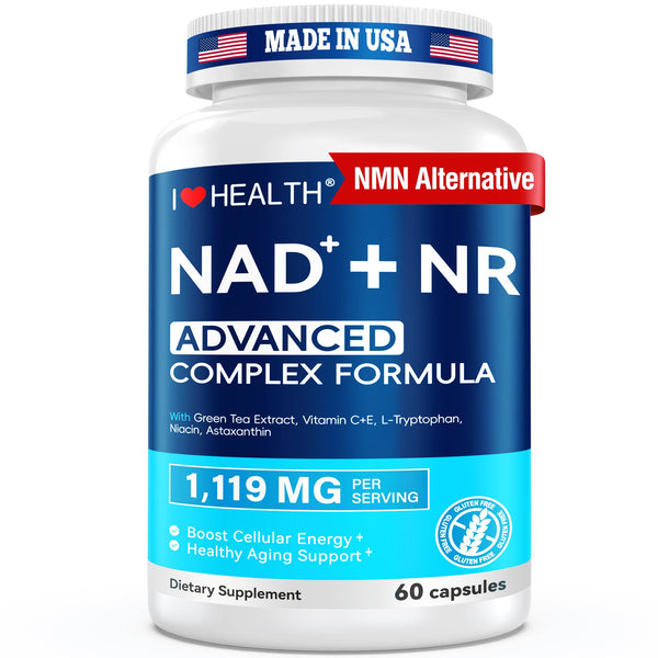 NAD+ Supplement 300mg with NR 150mg — I Love Health Store — BioVelocity