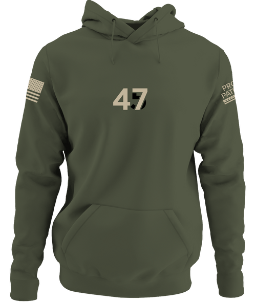 45/47 Military Green Hoodie — Proud Patriots — BioVelocity