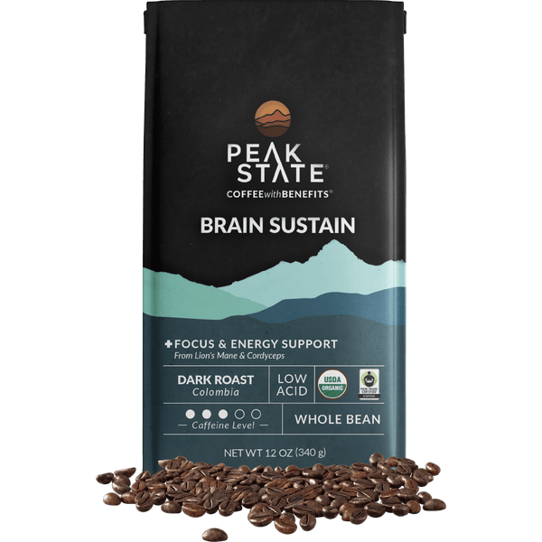 [FM] BRAIN SUSTAIN Dark Roast — Peak State Coffee — BioVelocity