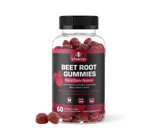 VITAMIZED Beetroot Gummies - Nitric Oxide Supplement — The VITAMIZED Shop — BioVelocity